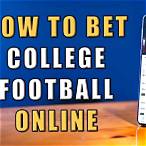how to bet on college football online